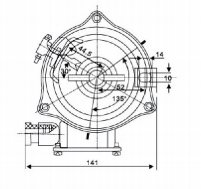 CXH4-2C marine signal lights single deck stern light