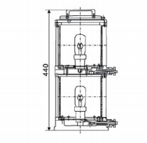 CXH4-10B Double-deck stern light