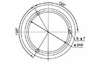 CPD1-2 Double-bulb ceiling light