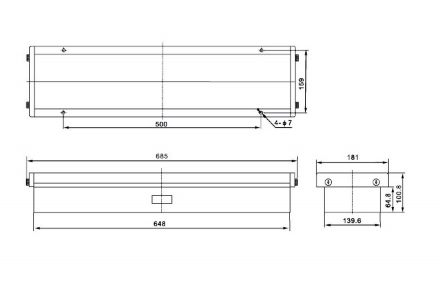 FLUORESCENT CEILING LIGHT