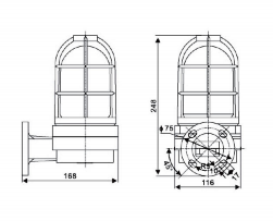 WB-2B WALL LIGHT