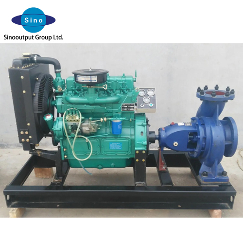 Single Stage Diesel Engine Water Pump Unit Centrifugal Pump For Clear Water