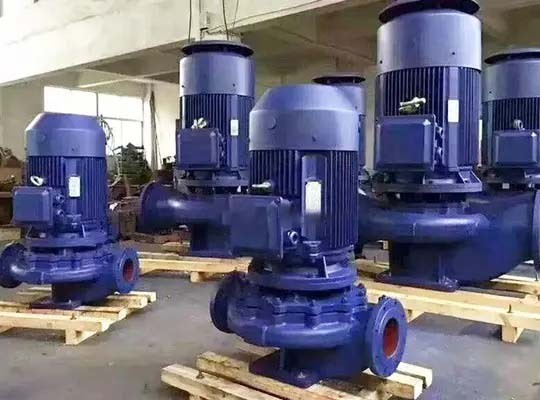 Single stage single suction vertical centrifugal pump hot water pipeline pump