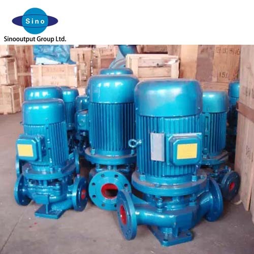 Single stage single suction vertical centrifugal pump hot water pipeline pump