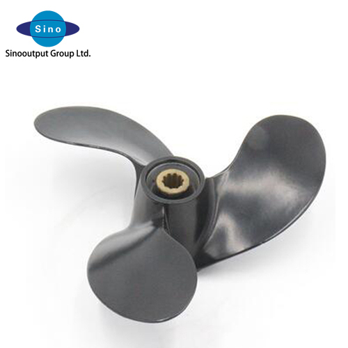 Sinooutput aluminum 3 blades marine propeller for Suzuki good quality small boat propeller