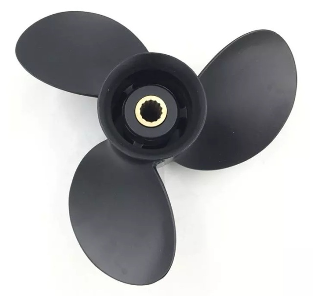 Sinooutput aluminum 3 blades marine propeller for Suzuki good quality small boat propeller