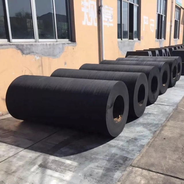 Cylindrical Marine Dock Rubber Fender Hollow Cylinder Type Rubber Fender for sale