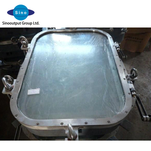 Fixed rectangular window for marine cab marine boat windows