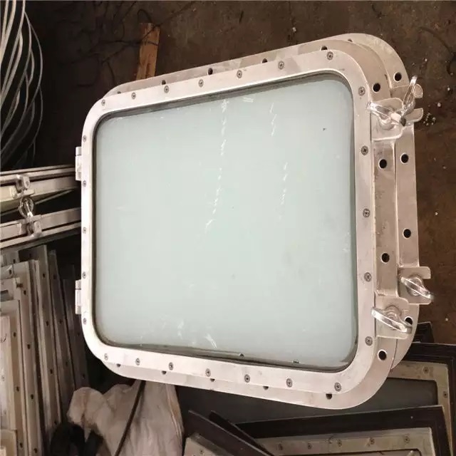 Fixed rectangular window for marine cab marine boat windows