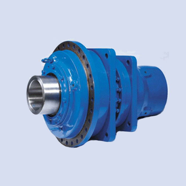 Industrial heavy-duty planetary gearbox gear speed reducer foot-mounted vertical-mounting right-angle type small volume