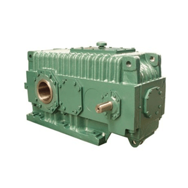 Parallel-shaft heavy-duty industrial gearbox gear speed reducer solid shaft output hollow shaft output