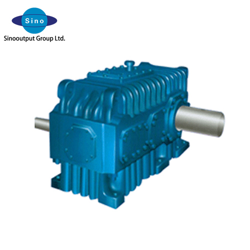 Parallel-shaft heavy-duty industrial gearbox gear speed reducer solid shaft output hollow shaft output