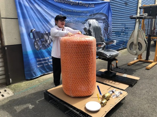 EPE/EVA FOAM FILLED NYLON ROPE WRAPPING MARINE FENDER DIAMETER 60 CM CUSTOMIZED