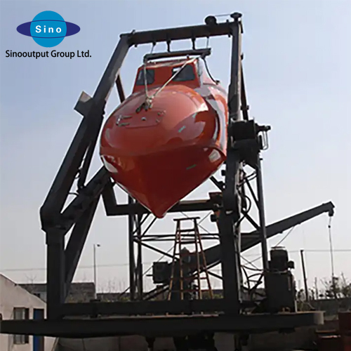 Free Fall Lifeboat Launching Appliance and launching davit crane winch for sale