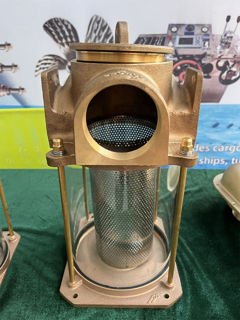 Bronze marine sea water filter 3" China water filters with ISO9001 CE certificate