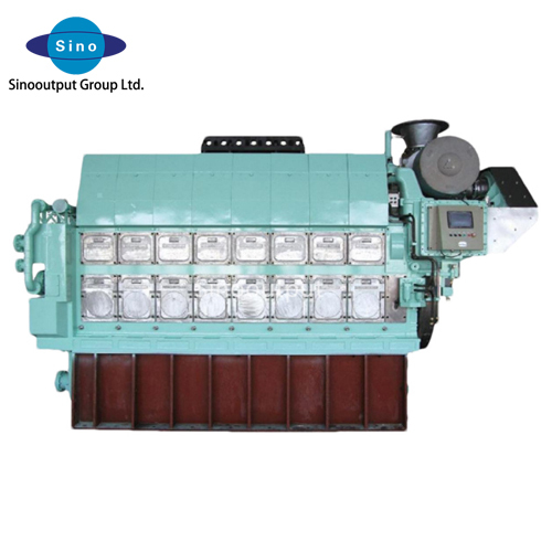 Sinooutput Zichai brand new marine diesel engine model 8N330 series 4000-4500hp inboard marine diesel engine