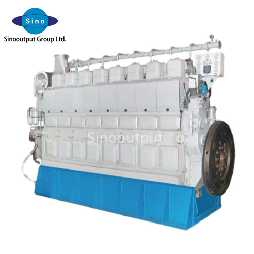 Zichai LB6250 series marine engine 6 cylinder with power 800-1800hp@500-825rpm