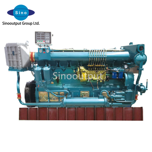 Sinooutput Zichai original marine engine Z6170 series marine engine 6 cylinder 300-675hp 1000-1500rpm economical marine engine