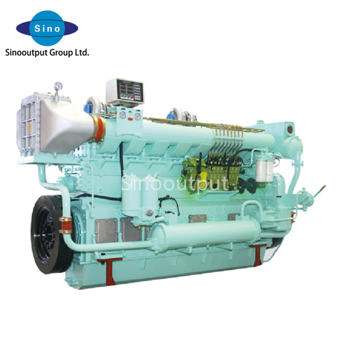 Zichai V170 series marine engine 12 16 cylinder 860-2200hp 1000-1800rpm four stroke marine inboard diesel engine