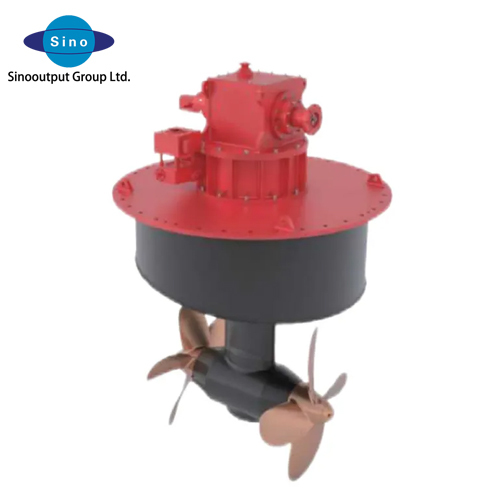 Marine boat propellers underwater azimuth thruster with counter rotating twin propeller 3 4 5 blades 1 year quality warranty