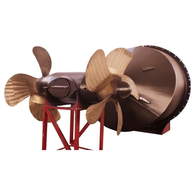 Marine boat propellers underwater azimuth thruster with counter rotating twin propeller 3 4 5 blades 1 year quality warranty