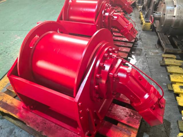 High quality brand new hydraulic winch wandlass 20KN 30KN with pump station with CE CCS certificate for ship boat truck etc.