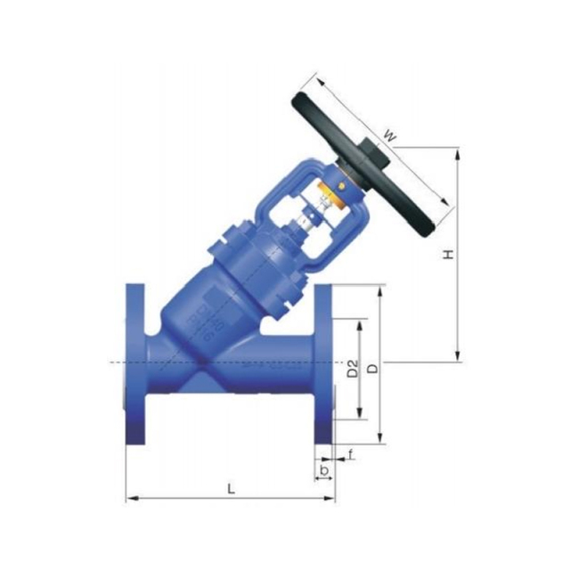 API/CE/ISO Certified Y-Style Bellows Globe Valve, Leakproof Design for HVAC/Chemical Cold-Hot Water Circulation Systems