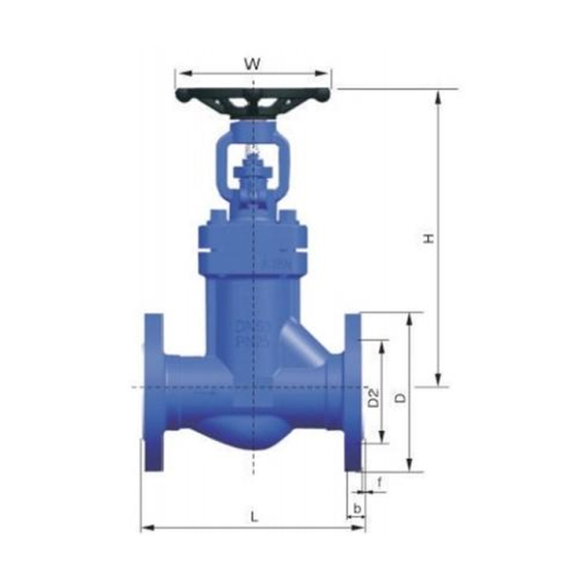 US Standard Bellows Globe Valve, Full Port Design, For Pharma/Fertilizer Pipelines, Low Emission Type
