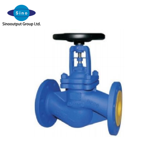 Manual German standard bellows globe valve for hot oil system steam system hot and cold water system good sealing stop valve