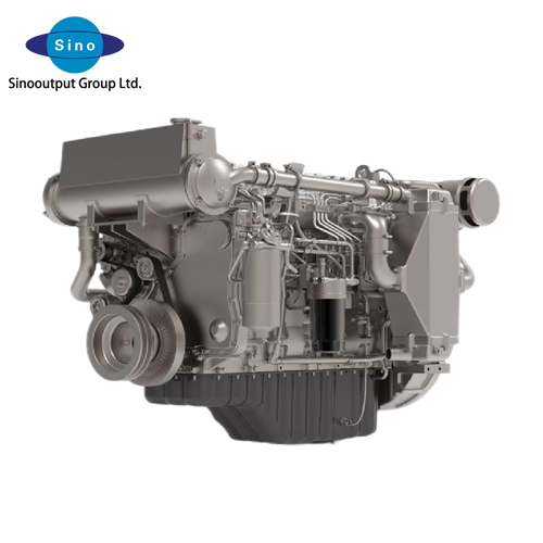 Original SDEC D Series Marine diesel Engine 200-360HP Strong Power Low Vibration and Noise for High-speed Ships In-line Type