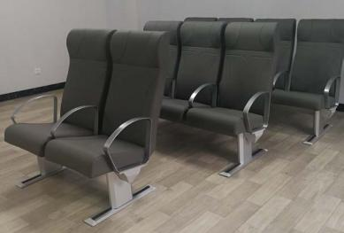 ISO-Certified Folding Boat Seat Marine-Grade Anti-Corrosion Design PU Wear-resisting Refractory /Fabric/Leather Boat Seat