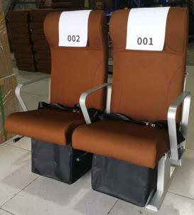 ISO-Certified Folding Boat Seat Marine-Grade Anti-Corrosion Design PU Wear-resisting Refractory /Fabric/Leather Boat Seat