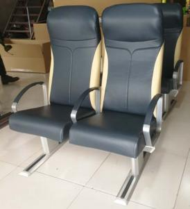 Commercial-Grade Folding Boat Seats Marine with Removable Fabric/PU/Leather Covers for Yachts, Ferries, Commercial Vessels