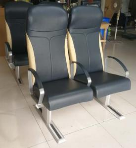 Commercial-Grade Folding Boat Seats Marine with Removable Fabric/PU/Leather Covers for Yachts, Ferries, Commercial Vessels