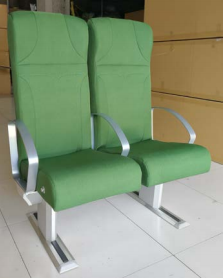 Commercial-Grade Folding Boat Seats Marine with Removable Fabric/PU/Leather Covers for Yachts, Ferries, Commercial Vessels