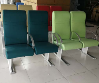 Customizable Boat Passenger Seats Marine Flame-Retardant PU or Genuine Leather Double Boat Chair OEM