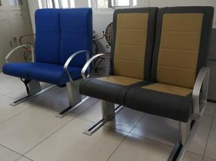 Customizable Boat Passenger Seats Marine Flame-Retardant PU or Genuine Leather Double Boat Chair OEM