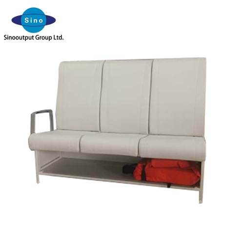Customizable Marine Passenger Seats OEM Design Fireproof PU Leather or Fabric Aluminum Folding Boat Seat