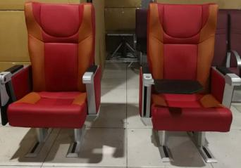 Single Double and Three-seater Marine Luxury Business Seats with Armrests and Shock Absorption Design