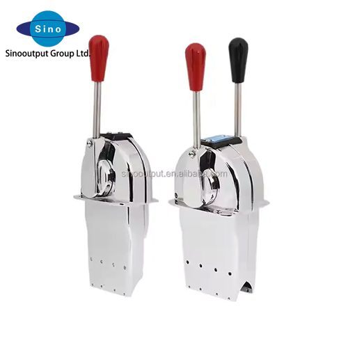 Sinooutput Best Price Stainless Steel Control Lever with Pull Throttle Line Good Quality Marine Supplies for Fishing Boat