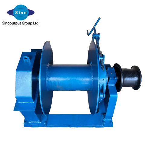 CCS Approved Sinooutput 3ton Marine Hydraulic Winch Can Be Customized with Good Quality and Quick Delivery