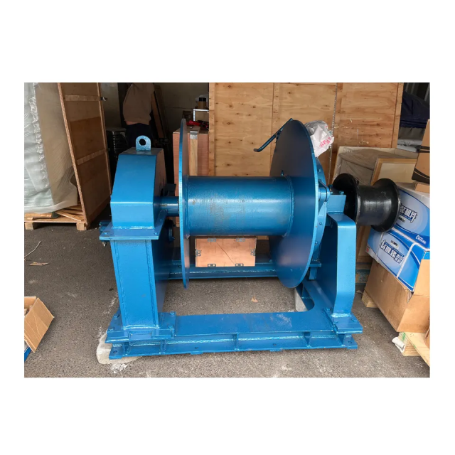 CCS Approved Sinooutput 3ton Marine Hydraulic Winch Can Be Customized with Good Quality and Quick Delivery