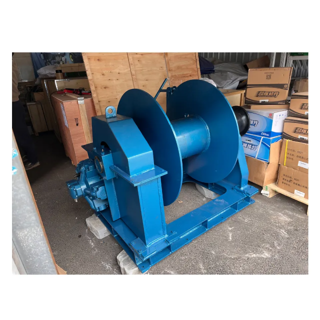 CCS Approved Sinooutput 3ton Marine Hydraulic Winch Can Be Customized with Good Quality and Quick Delivery