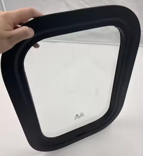 Heavy-Duty Aluminum Alloy Window for Yachts & Ships Black Glass Window with Inner Opening Waterproof UV Resistant Marine Supply