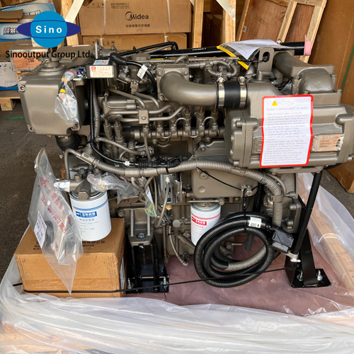 Yuchai Brand Marine Diesel Engine Model YC4F 150HP/3100RPM 4 Cylinders Wet Exhaust Engine