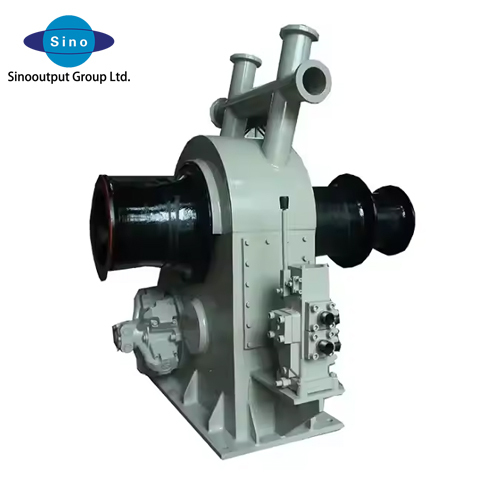 Heavy-Duty Marine Hydraulic Winch System - High-Power Boat Winch with Hydraulic Motor Drive for Commercial Vessels