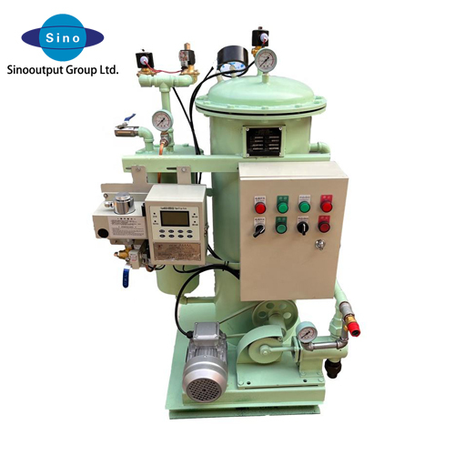 Sinooutput 15ppm 0.1m3/h Marine Oily Water Separator Quick Delivery with 1 Year Quality Warranty 220v