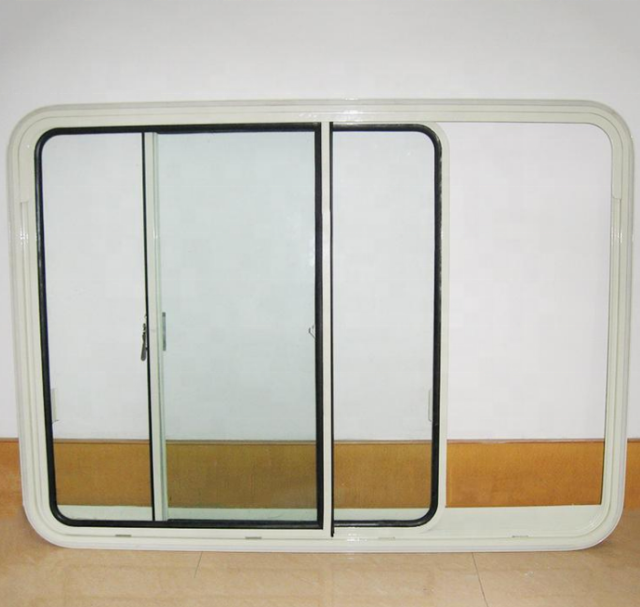 Single Sliding Aluminium Window with Steel & ABS Materials Marine Equipment for Boat & Ship Use CCS Certified Opening Type