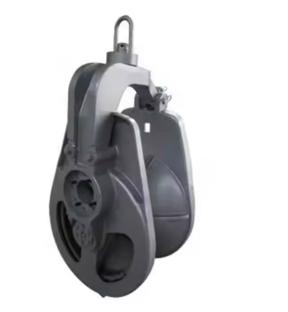 Chinese Factory-Supplied Marine Hydraulic Power Block for Fishing Ship Winch Supports Certificate