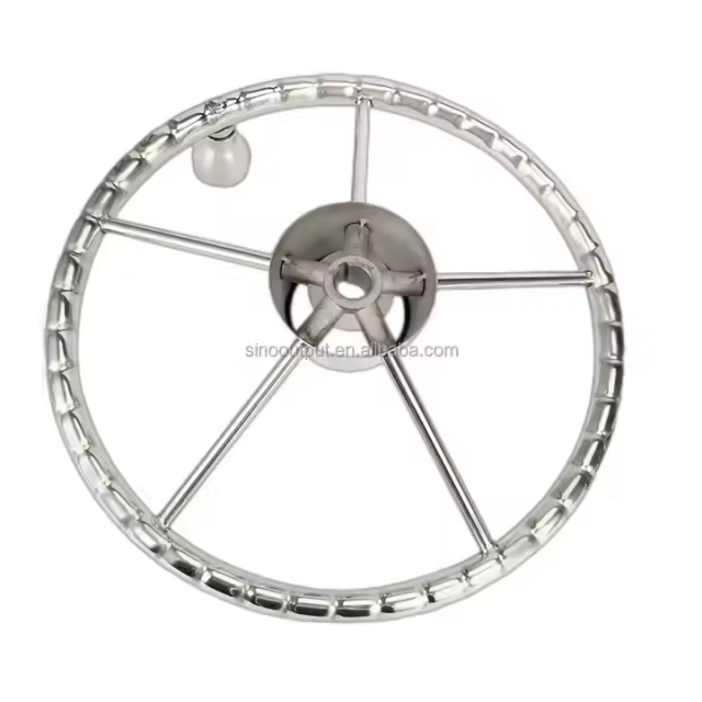 Sinooutput marine hardware accessories steering wheel size can be customized AISI316/304 stainless steel